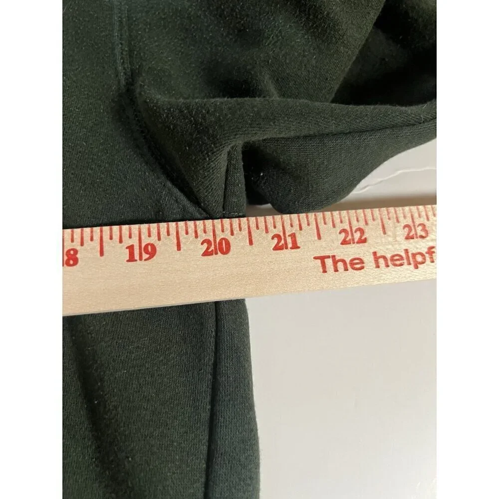 Vintage Y2K forest green Belfast Northern Ireland graphic M grunge hoodie